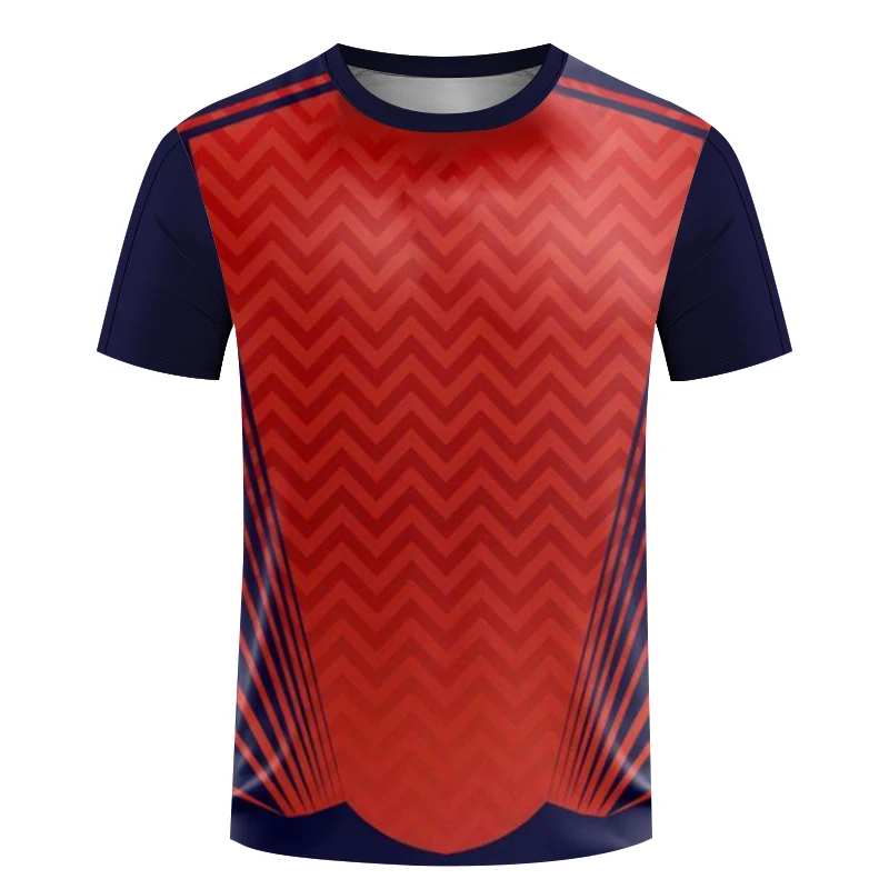 T shirt imprimé respirant à séchage rapide pour hommes, uniformes de