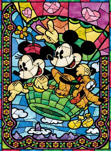 Disney Diamond Painting Cartoon Characters Set Hobby Art 5D DIY Round Drill Fairy Princess Diamond Mosaic Embroidery Home Decor 