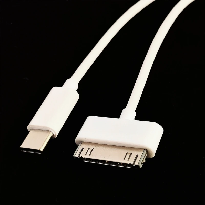 USB Type C to 30-Pin Charging and Data Sync Cable