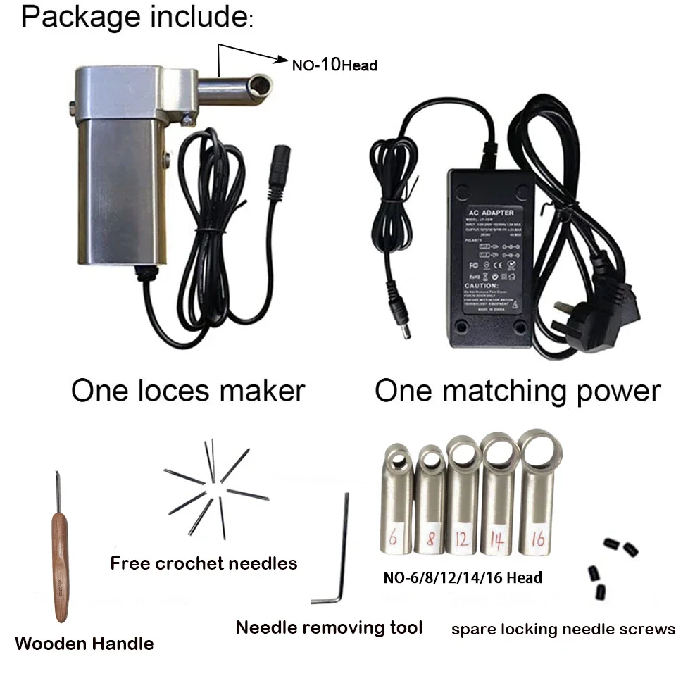 Handheld Dreadlocks Maker Machine Crochet Braiding Hair Making For DIY Dreadlocks Mini 3 Needles Stainless Steel 2