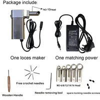 Handheld Dreadlocks Maker Machine Crochet Braiding Hair Making For DIY Dreadlocks Mini 3 Needles Stainless Steel 2