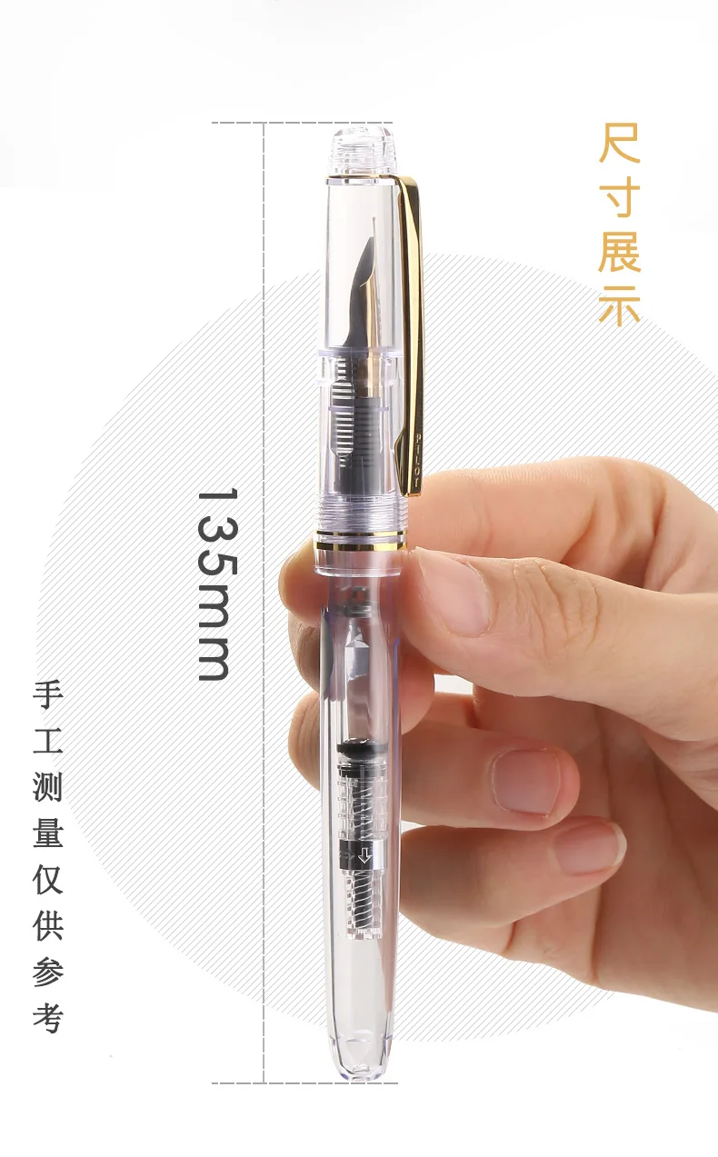 Pilot 78G+ 78G Original-Füllfederhalter, glatte Feder, leichtes Design, klassischer Stil, ideales Geschenk für Schüler, Stift mit mehreren Löchern. – Detail 13