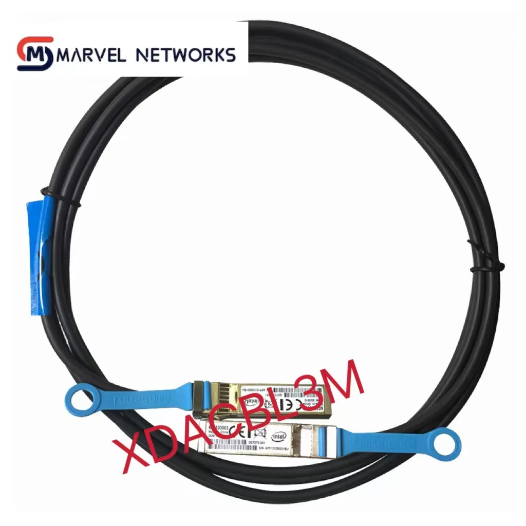 

100% Оригинальный XDACBL3M Ethernet SFP + Twinax медный кабель, 3 м пассивный прямой кабель для Intel