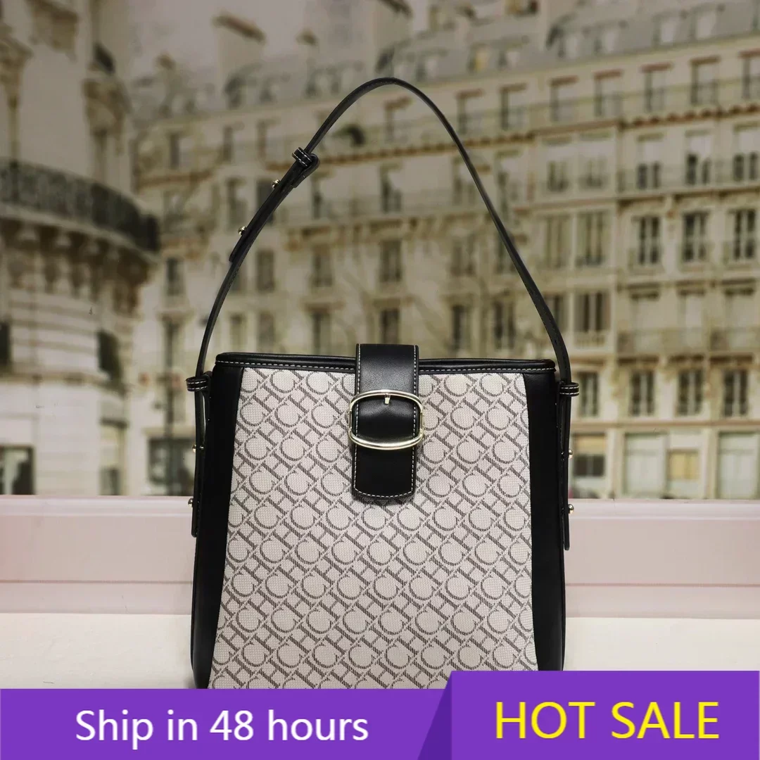 Real Cowhide 2024 New High Capacity CHCH NEW One Shoulder Oblique Cross