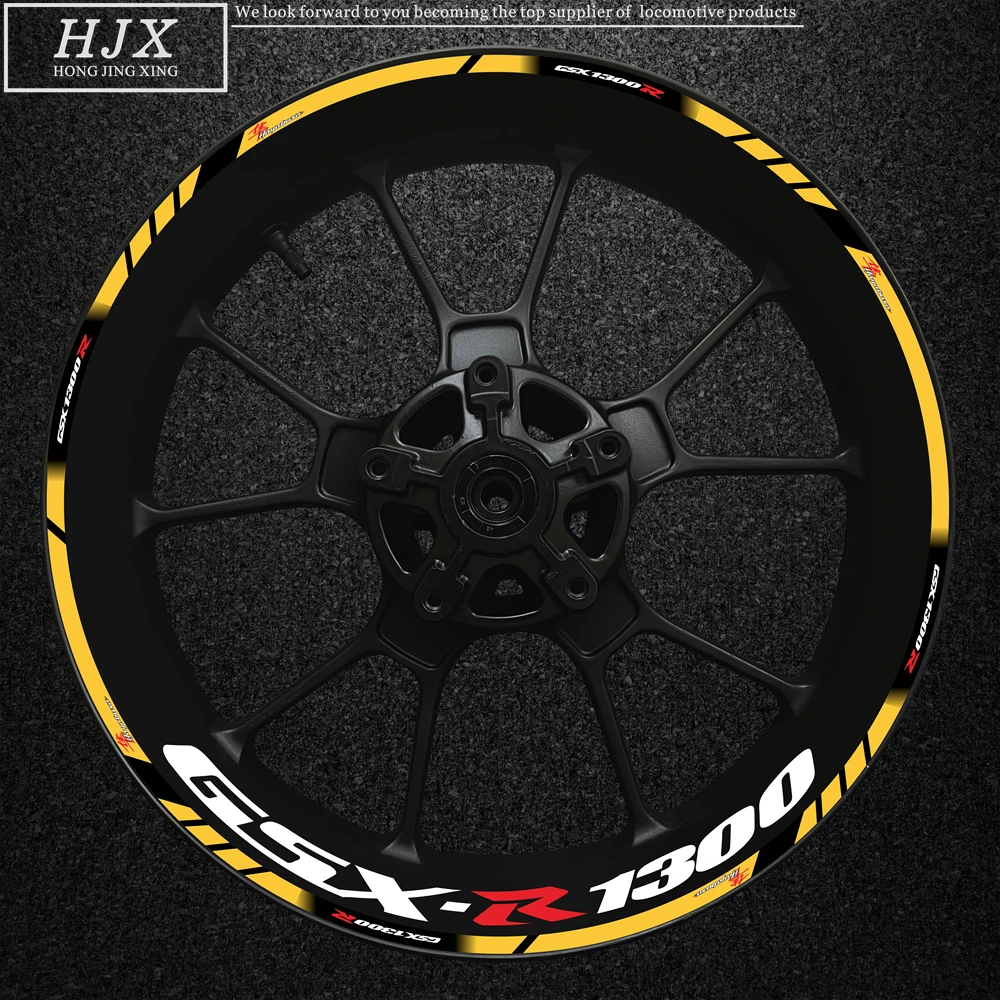reflective stickers motorcycle stickers vinyl stickers graffiti stickers custom stickers wheel hub stickers motorcycle accessories Motorcycle Suzuki Gsx-r1300 Hayabusa GsxR1300r Wheel hub stickers tire rims rim modification reflective stickers