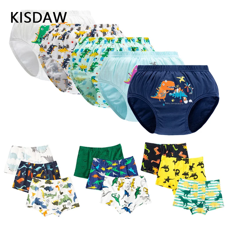 Multipack Children Boys Boxer Briefs Cotton Kids Underwear Boy Panties ...