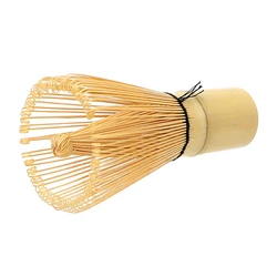 Japanese Bamboo Tea Whisk for Matcha Ceremony - Premium Teaware Accessory ( Light Yellow)