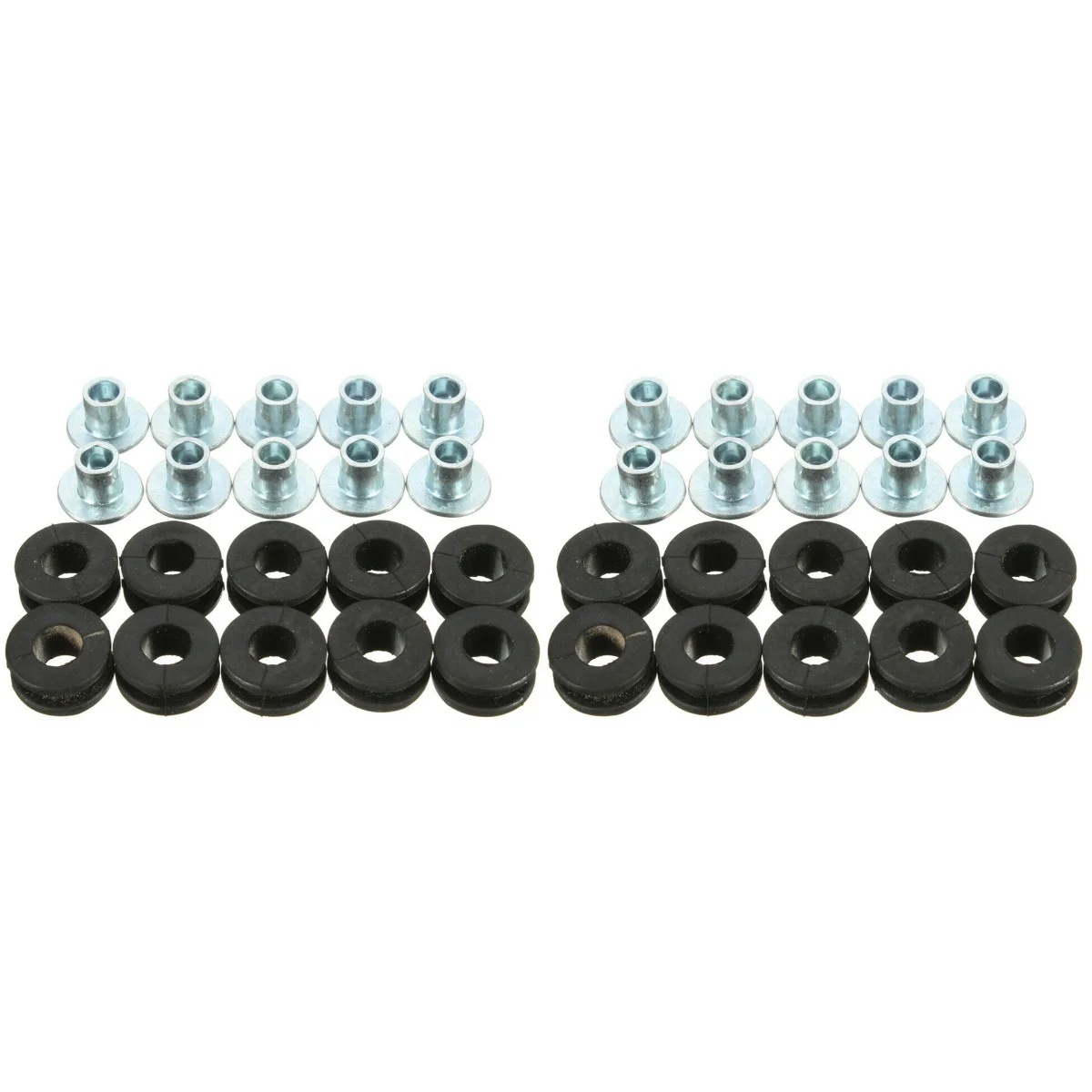

2 Sets Car Absorption Rubber Ring Motorcycle Buffer Rear Damping Buffer Gaskets Grommets