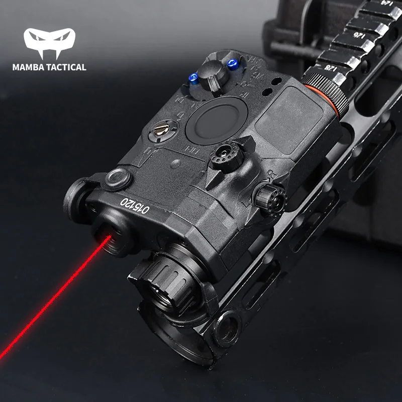 WADSN Tactical LA-5 PEQ15 Red Laser Sight IR Pointer LA5 NGAL CQBL Aiming Weapon For Hunting CS Airsoft Scout Flashlight