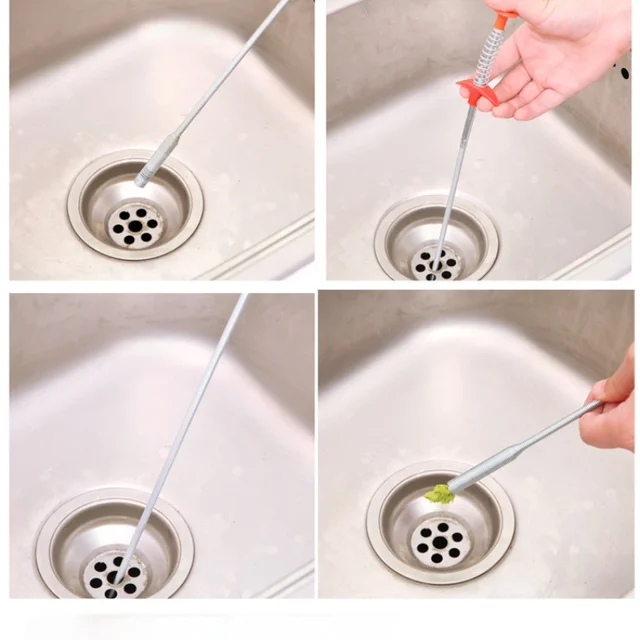 90 Cm -Es Csatornás Kígyó Rugócső Kotrási Szerszám Oldóblokkoló Leeresztő Küszöbök A Konyhai Mosogató Szennyvíztisztító Víz Szerszámhoz - Image 5