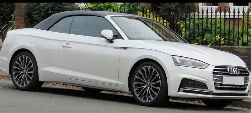 Für Audi A4 B9 Quattro Sline A5 S5 RS5 Sportback Side Assist ABS Rückspiegel Carbon Look Helle Schwarz Seite Abdeckungen Kappe – Detail 5