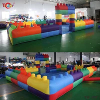 6x4x2mH Colorful 2 in 1 Inflatable Air Juggler Pool Floating Ball Pool Game Toys for Sale 1