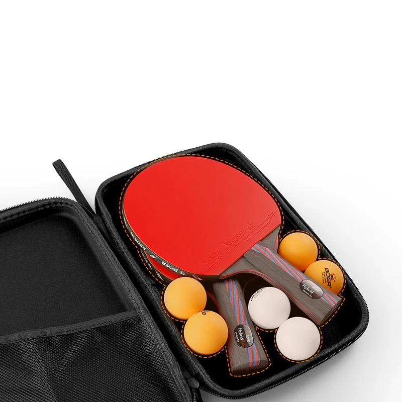 

Table Tennis Bat Cover Paddle EVA Bag Ping Pong Cases Zip Pocket Package 290x195x50mm Racket Bags Waterproof Covers