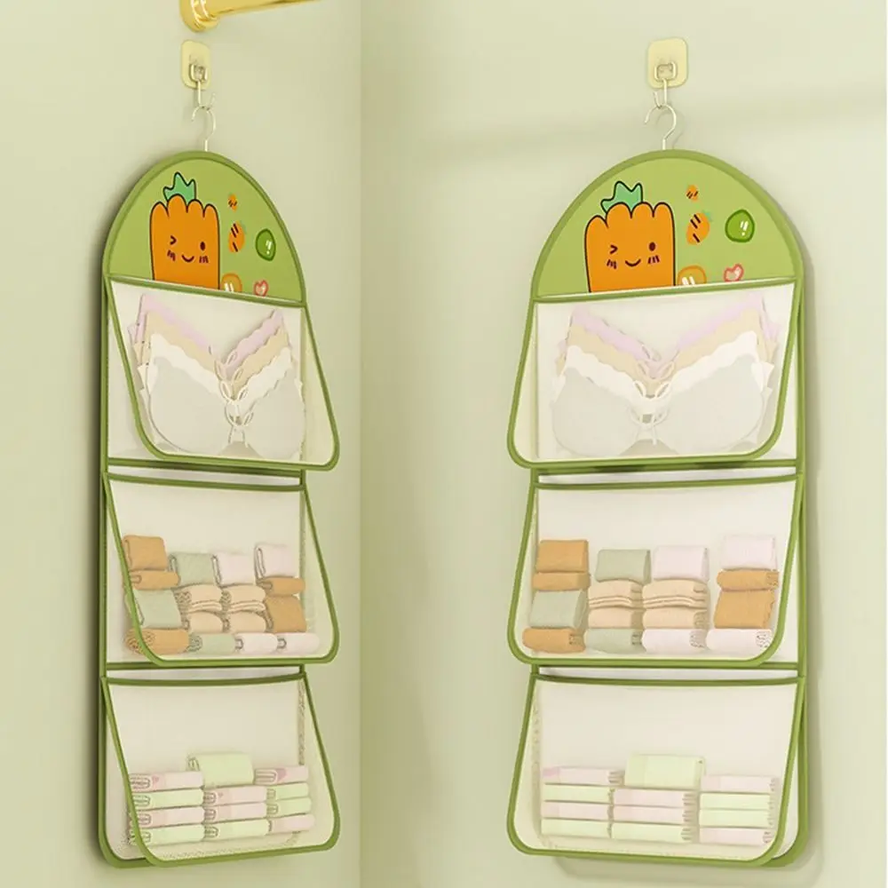 Multi-layer Storage Mesh Bag Wardrobe Hanging Save Space Socks Storage Bags Large Capacity Multi-function Dormitory Tool