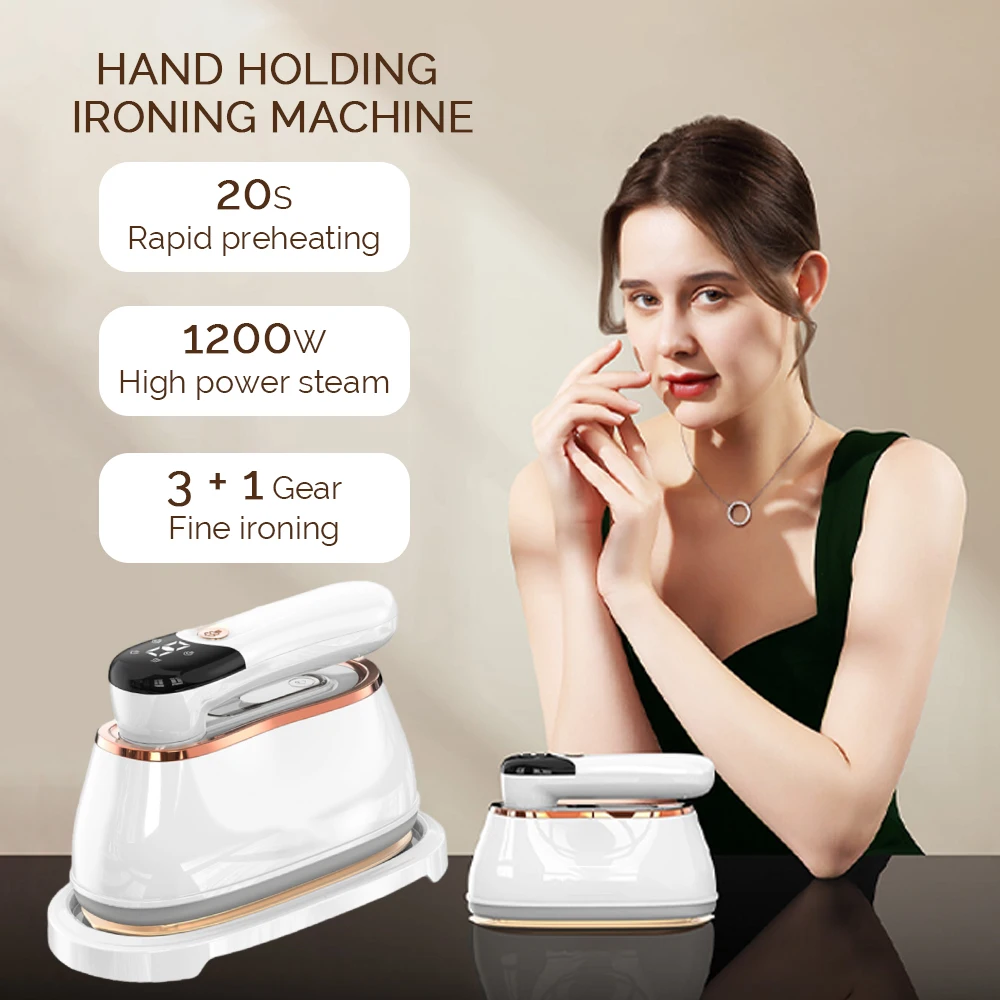 1200W Small Hand Holding Ironing Machine Iron Machine Household Steam 4Gear Portable Hanging Ironing Machine Steam iron