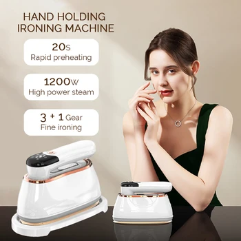 1200W Small Hand Holding Ironing Machine Iron Machine Household Steam 4Gear Portable Hanging Ironing Machine Steam iron 1