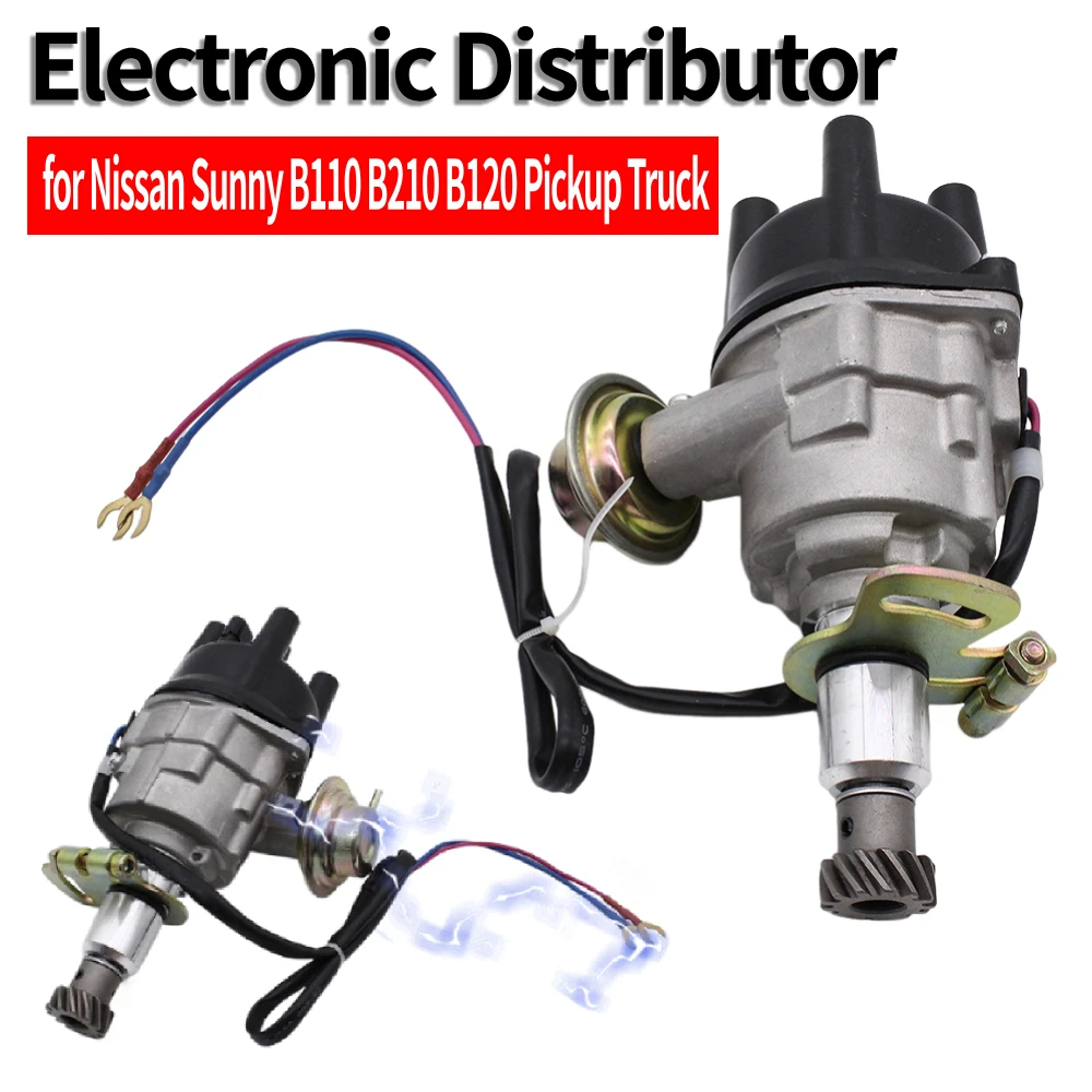 Electronic Ignition Distributor High Precision Electrical Electronic Distributor for Nissan Sunny B110 B210 Pickup A12 A14 A15