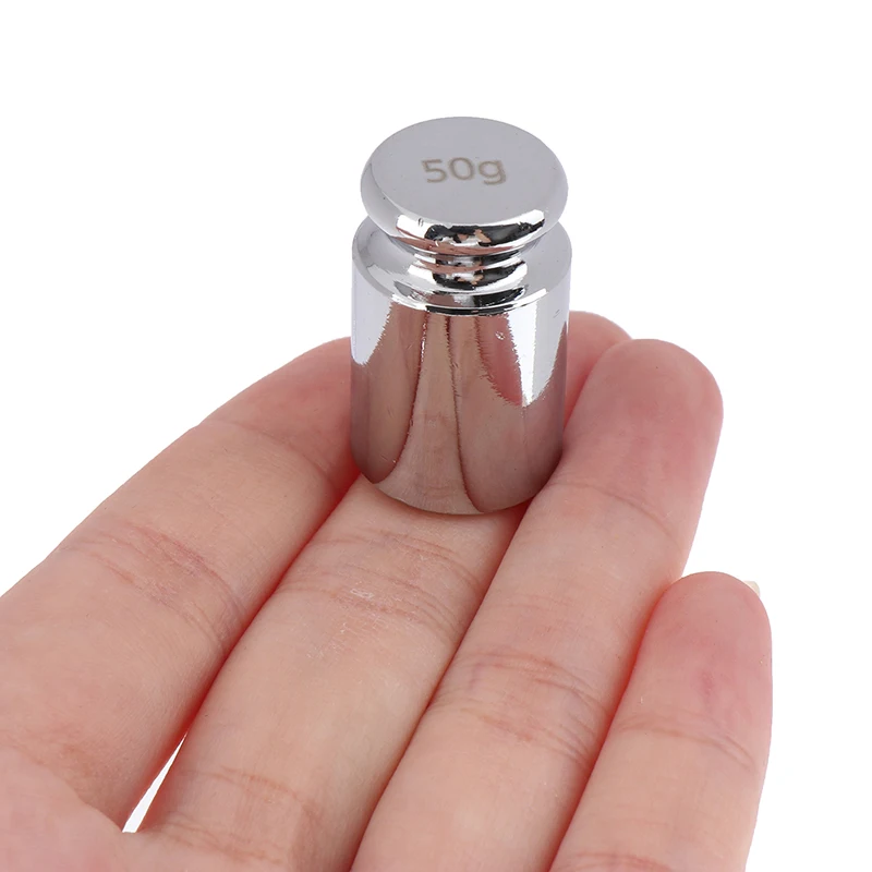 2g/10g/20g/50g/100g Grams Scale Weights Chrome Plating Accurate Calibration Electronic Balance Teaching Instrument Home Tool - 1420