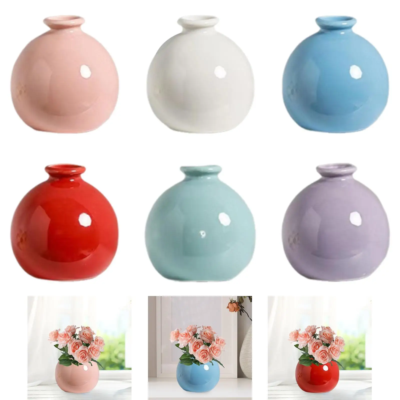 Plant Pot Flower Arrangement Table Centerpiece Home Small Desktop Office Minimalist Kitchen Shelf Ceramic Flower Vase Decoration Plant Pot Flower Arrangement Table Centerpiece Home Small Desktop Office Minimalist Kitchen Shelf Ceramic Flower Vase Decoration