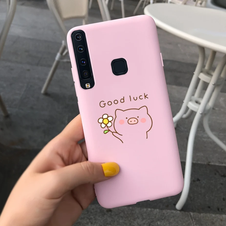 For Samsung Galaxy A9 2018 Case SM-A920F Soft Silicone Stylish Candy Painted Back Cover Phone Case For Samsung A 9 A9 2018 Coque waterproof case for phone