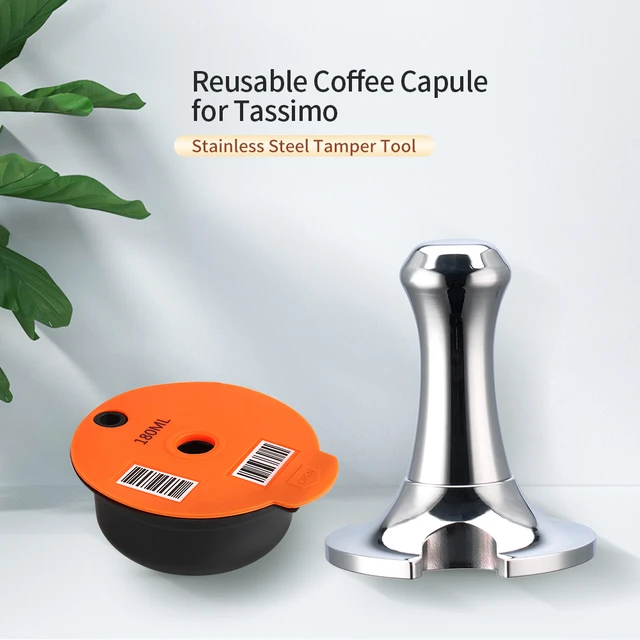 Tassimo-cápsulas de café reutilizables, compatibles con máquina de Bosch-3,  Tassimo-2, ecológicas