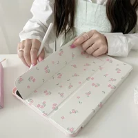 Tablet case For iPad 2024 M4 Pro 11 12.9 13 inch case 2022 10th Gen Cover 10.2/9.7 inch Air 6 5 4 3 Case with Pencil Slot Holder 2