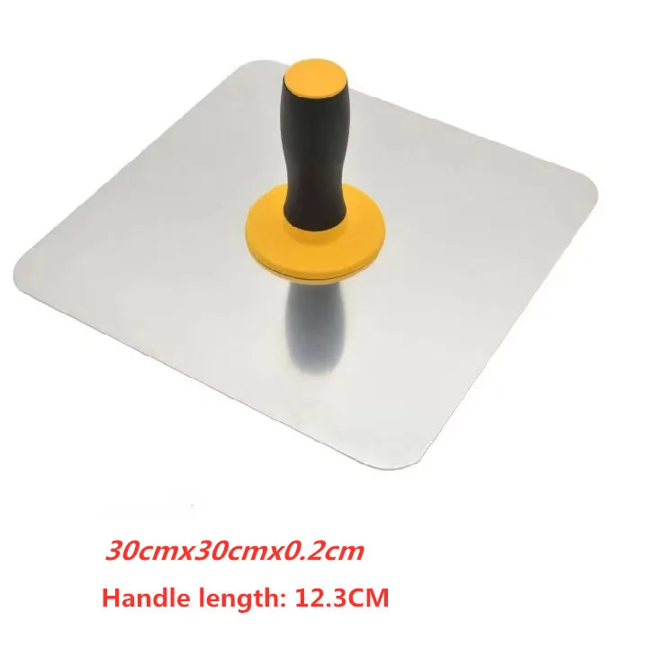 Construction Aluminum Finishing Workshop Spatula Board Plastering Tool Easy Handle Paint Holder