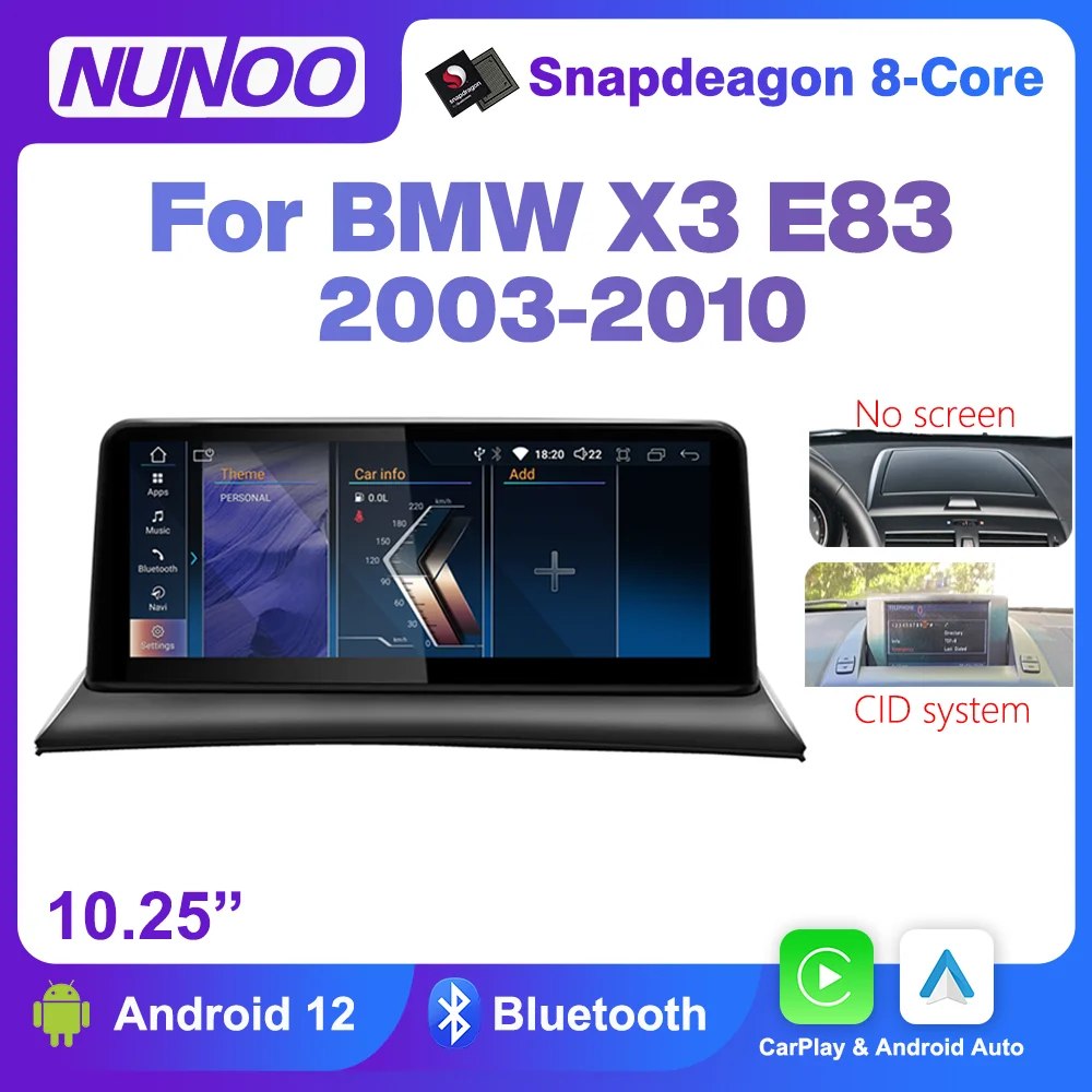 Nunoo-Android-Auto-Radio-Carplay-Central-Multimedia-Player-For-BMW-X3 ...