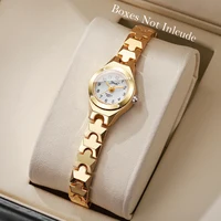 Elegant Small Arabic Dial Women Watches Thin Strap Ladies Quartz Wristwatch Reloj Mujer Girls Clock Gift(Without Box)