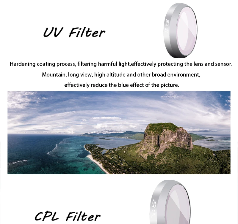 Description Picture 3 of itemDJI Mavic2 filter MAVIC ZOOM zoom version UVND dimming polarizer drone accessories