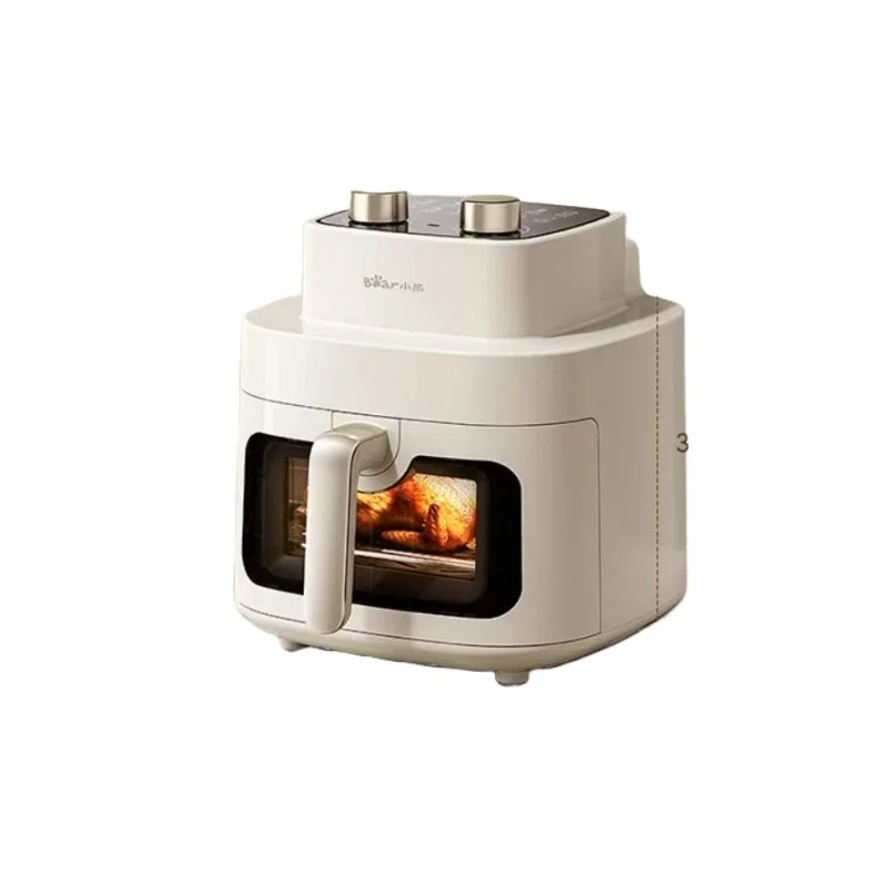 Bear 220V Air Fryer Household 6L Visual Fryer Multifunction Air Electric Fryer No-turn Oven 1700W French Fries Machine 6
