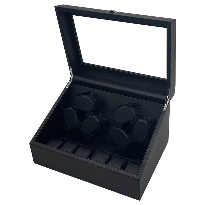 Luxury Automatic Watch Winder Box with 3+3 / 6+6 Slot PU Leather Storage, Ultra-Quiet M... - SKU LAWW1158 - UGI Packaging