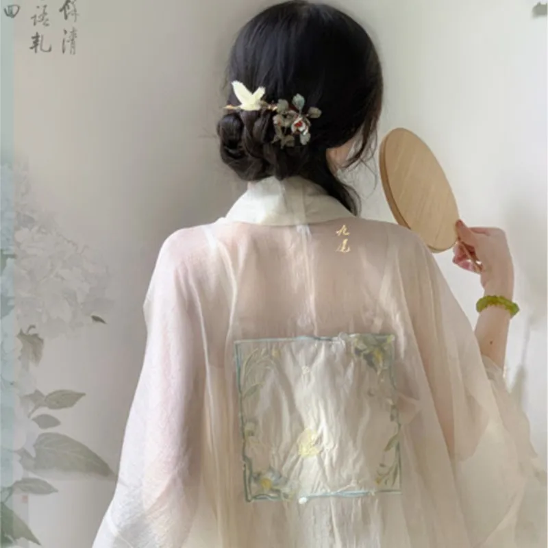 

Song Han Clothing Women's Imitation Iron Crutch Tomb Long Shirt Pleated Skirt Slimming Daily