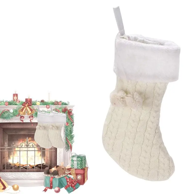 

Knit Christmas Stockings Atmospheric Knitted Christmas Stockings With Multi Uses Festive Gift Bags For Small Gifts Candy