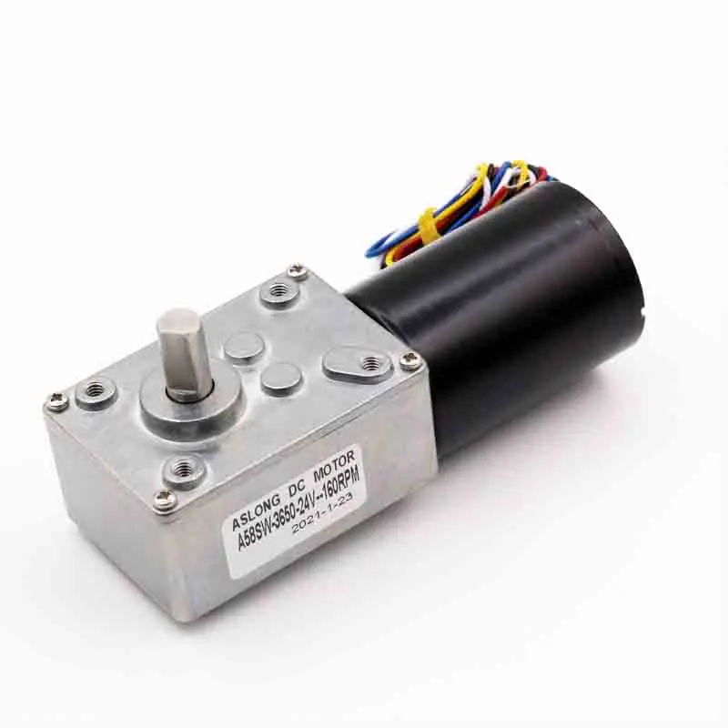 

A5840-3650 brushless dc motor reducer Mini engine speed down gearbox 90D worm reducer Micro motor brushless CW/CCW hall sensor