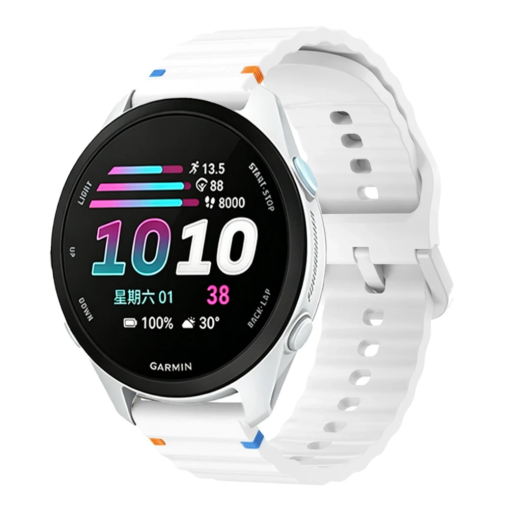 Soft Silicone Strap in 18mm, 20mm, and 22mm Sizes - Versatile and Comfortable Wristband