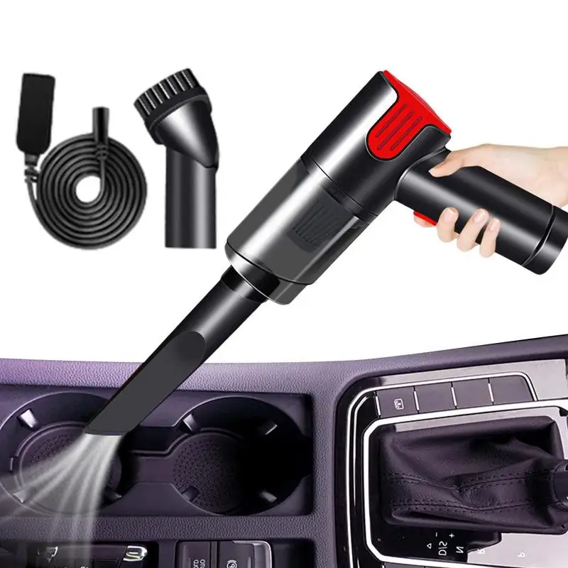 

Handheld Vacuum Portable 9000Pa Vacuum Cleaner Wet Dry Use Travel Vacuum With Long Runtime For Home And Car Carpet Stairs Pet