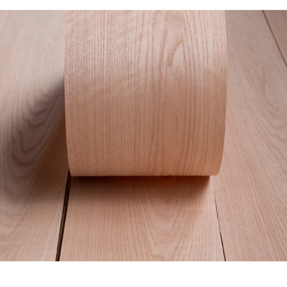 

Natural Genuine Red Oak Wood Veneer Furniture Veneer about 20cm x 2.5m C/C