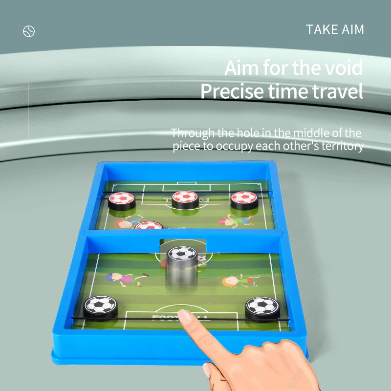 Table Football Board Game For Family Party Tabletop Soccer Play Ball Toys Kids Boys Sport Outdoor Portable Interactive Toys 4