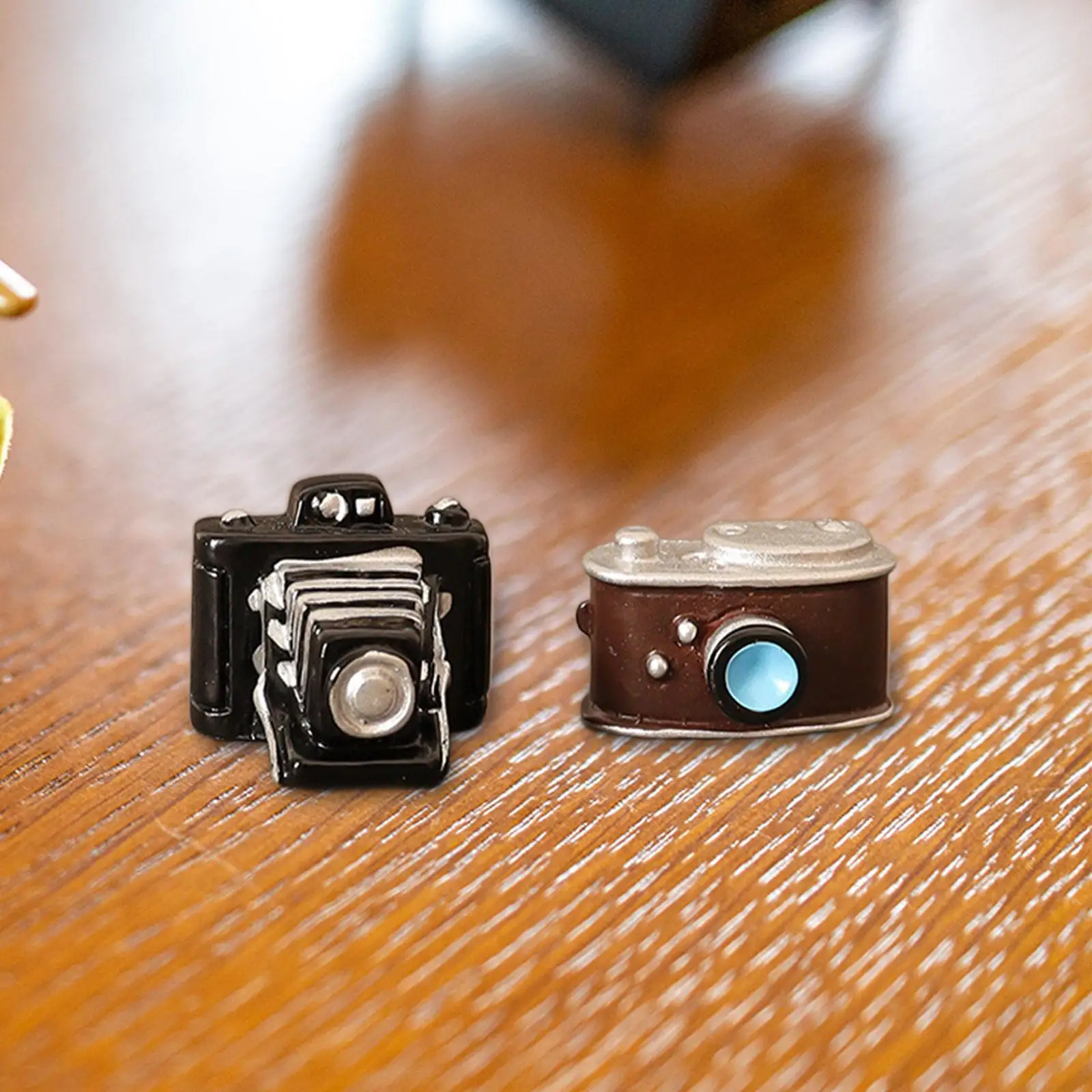 

1/6 1/12 Fashion Gift Micro Landscape Decor Miniature Photo Props Camera Set for Bedroom Living Room Home Dollhouse DIY Fitments
