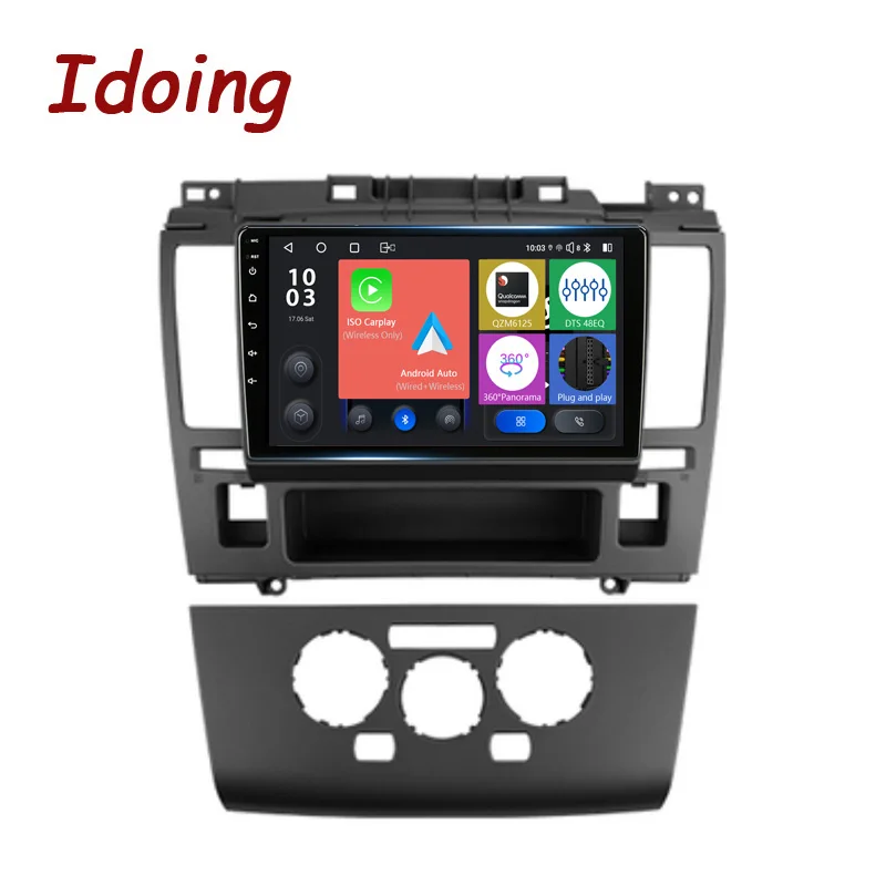 

Idoing 9 "автомобильный стерео головное устройство 2K для Nissan Tiida C11 2004-2013 Androidauto радио мультимедиа видео плеер GPS навигация No 2din