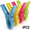 4/8/12Pcs Clothespins Beach Towel Clips Plastic Quilt For Laundry Sunbed Lounger Clothes Pegs Beach Towel 3