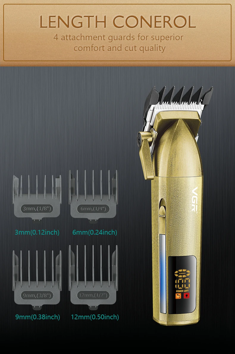 VGR V-688 آلة قص الشعر القوية الجديدة المهنية القا...
