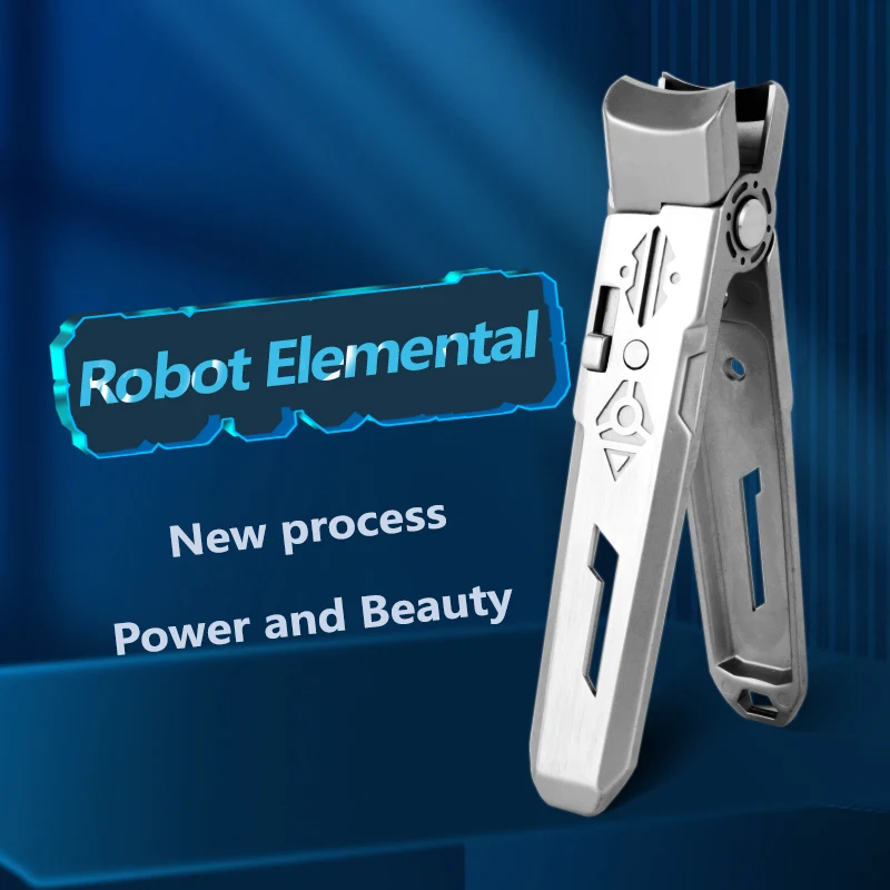 TJ SEGA Professional Nail Clipper Trimmer Cutter Robot Style Process Power and Beauty Thick Hard Toenail Fingernail Scissors