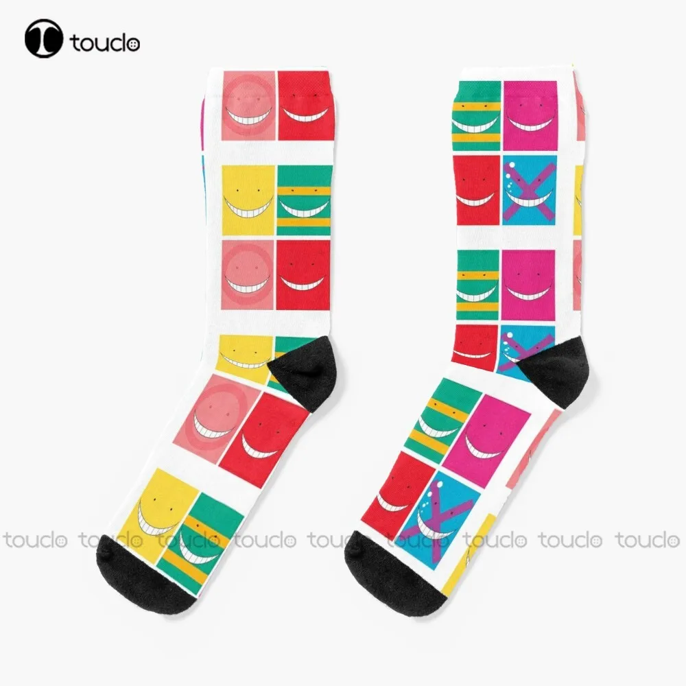 

Носки с изображением лиц-убийц, классные носки, хлопковые носки унисекс для взрослых, подростков, Молодежные носки, милые дизайнерские носки, креативные забавные носки