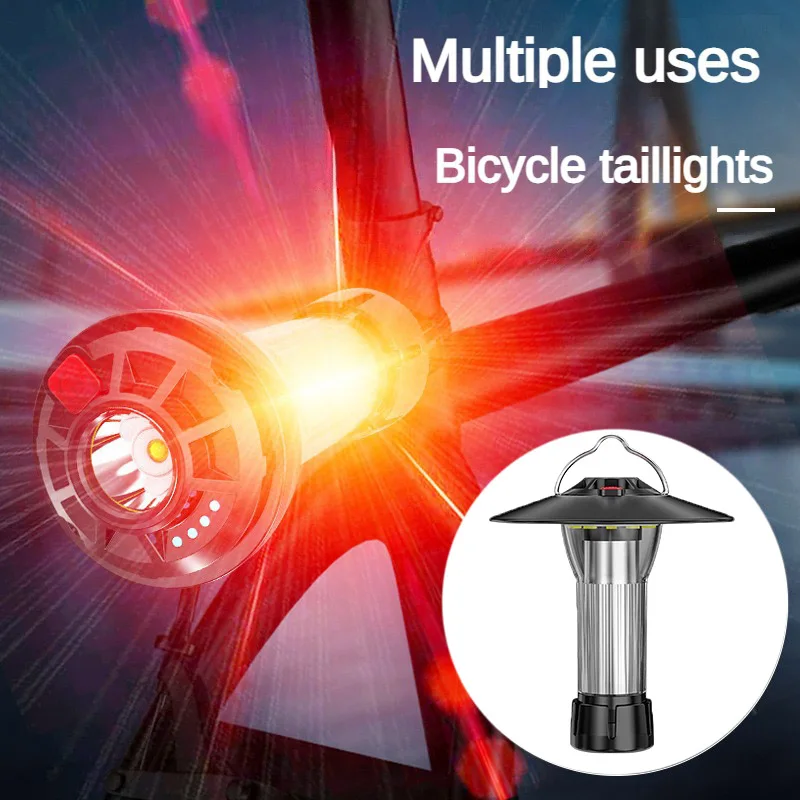 5 Mode LED Camping Lantern with Magnetic Base Emergency Light Similar to Blackdog Goal Zero Outdoor Flashlight