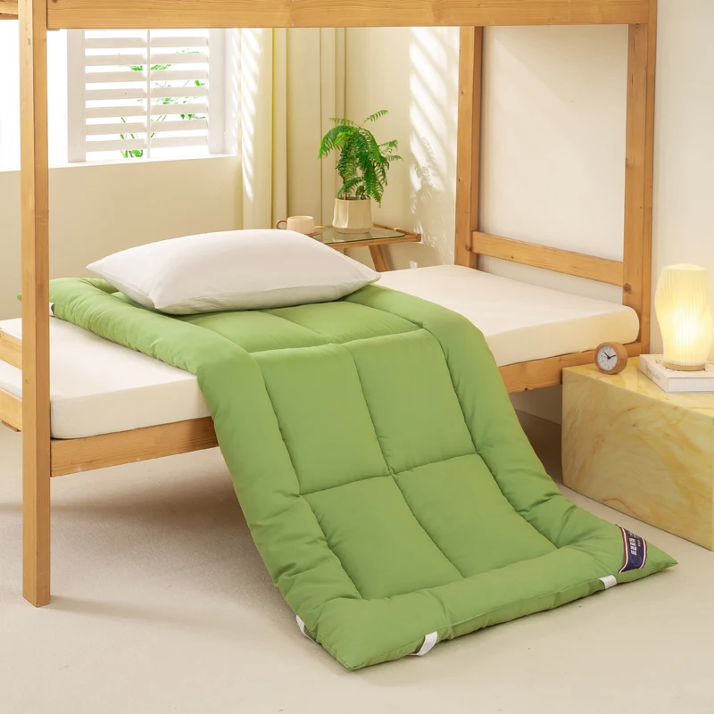 두꺼운 소프트 매트리스 다다미 침구 싱글용 기숙사 특수용 학생 기숙사 매트리스 패드 이불 2025 신규 디자인