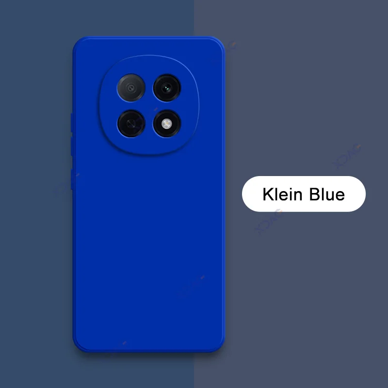 Luxury Dual Layer Cellphone Case with Camera Protection - Soft Square Liquid Silicone Cover