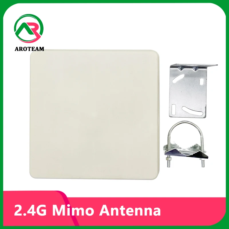

Dual Polarization 2.4G Directional MiMo Panel Antenna High Gain 14dbi Outdoor Waterproof Aerial With 2*N female For Signal Boost