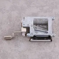 DIY Hand Crank Music Box Movement - 15 Notes Instrument Set with 20 Blank Sheets for Custom Tunes 2